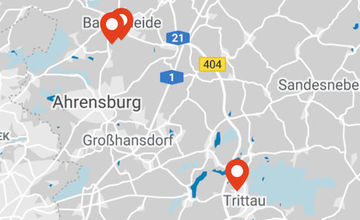 Standort des Schülerforschungszentrum in Bargteheide und Trittau